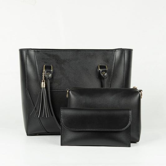 Flora Bag Set of 3 Black