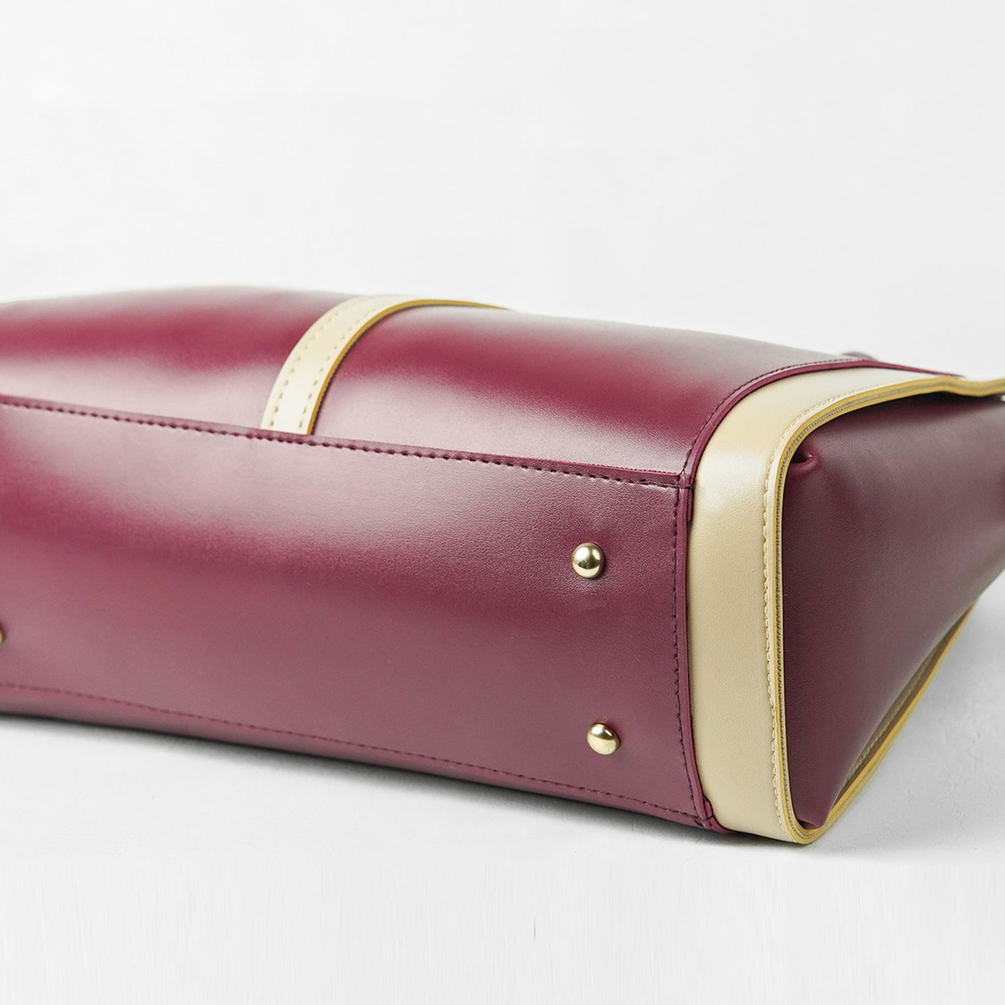 Zitti Bag Maroon & Beige