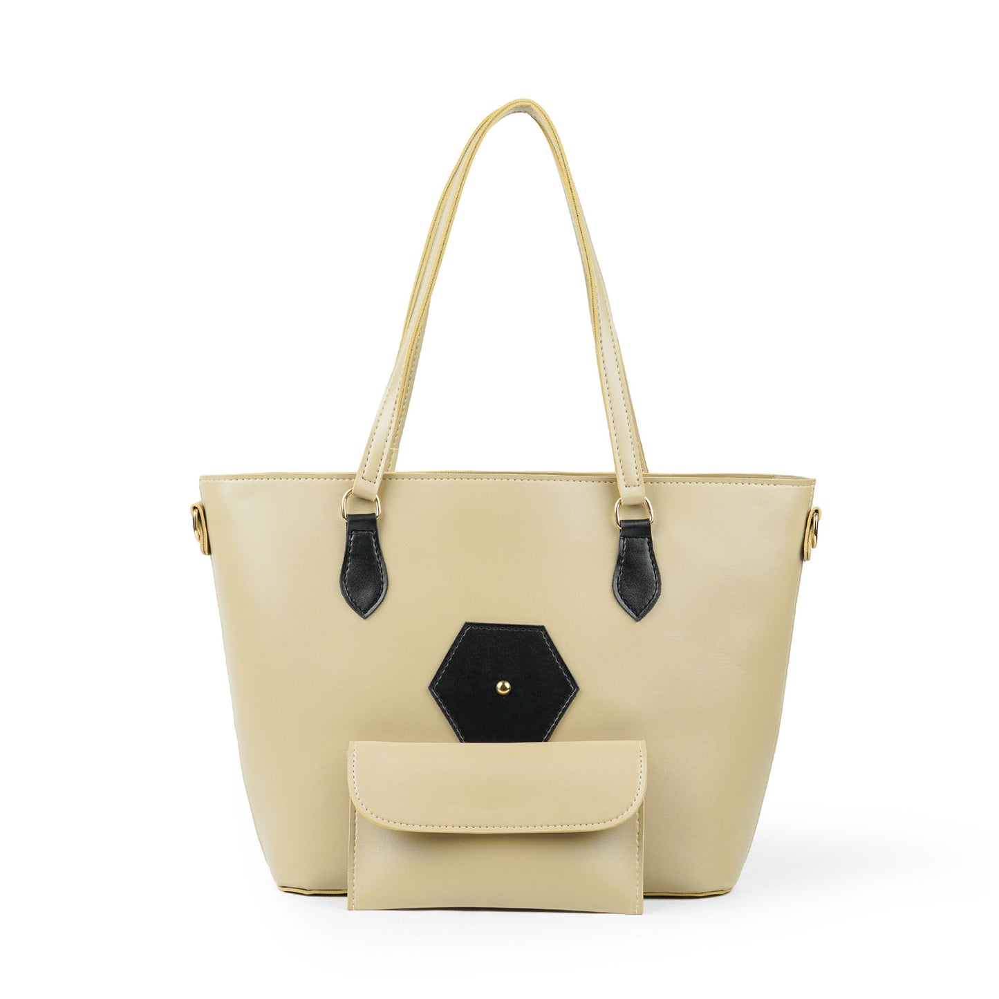 Polene Shoulder Bag Set of 2 Beige