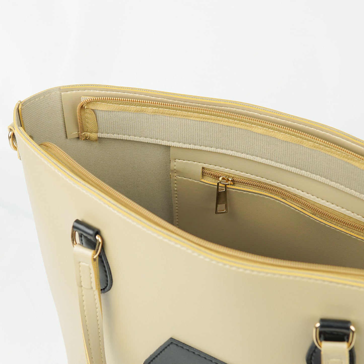 Polene Shoulder Bag Set of 2 Beige