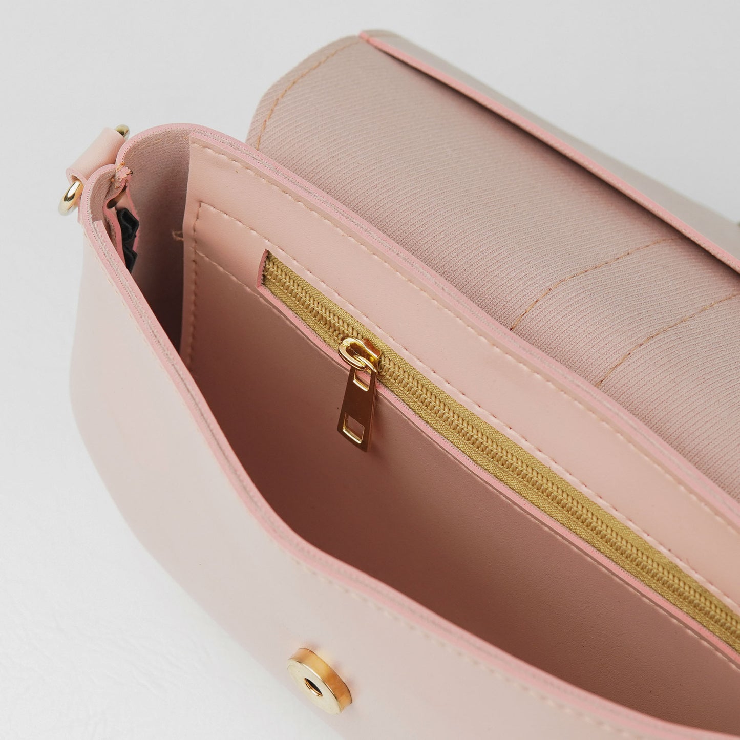 Sezane Crossbody Bag Peach