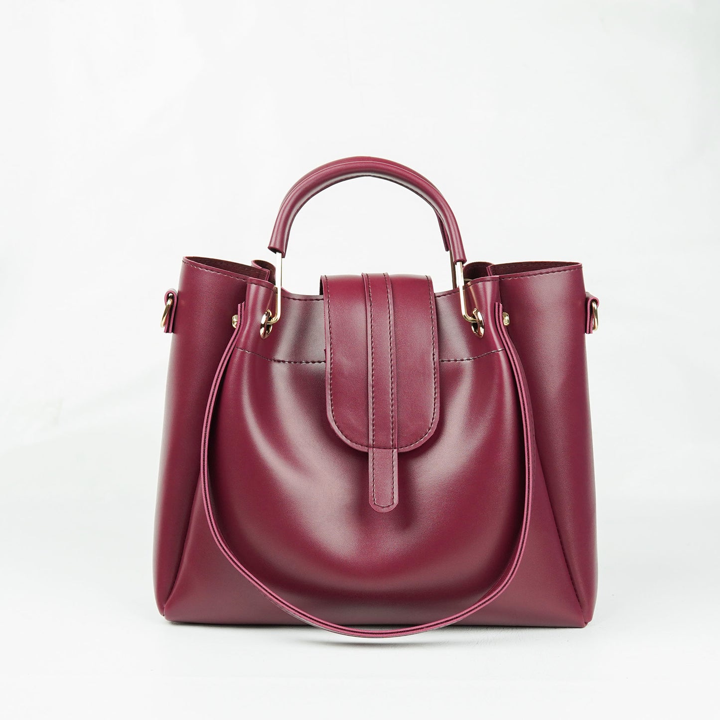 Italy Bag Set of 3 Maroon