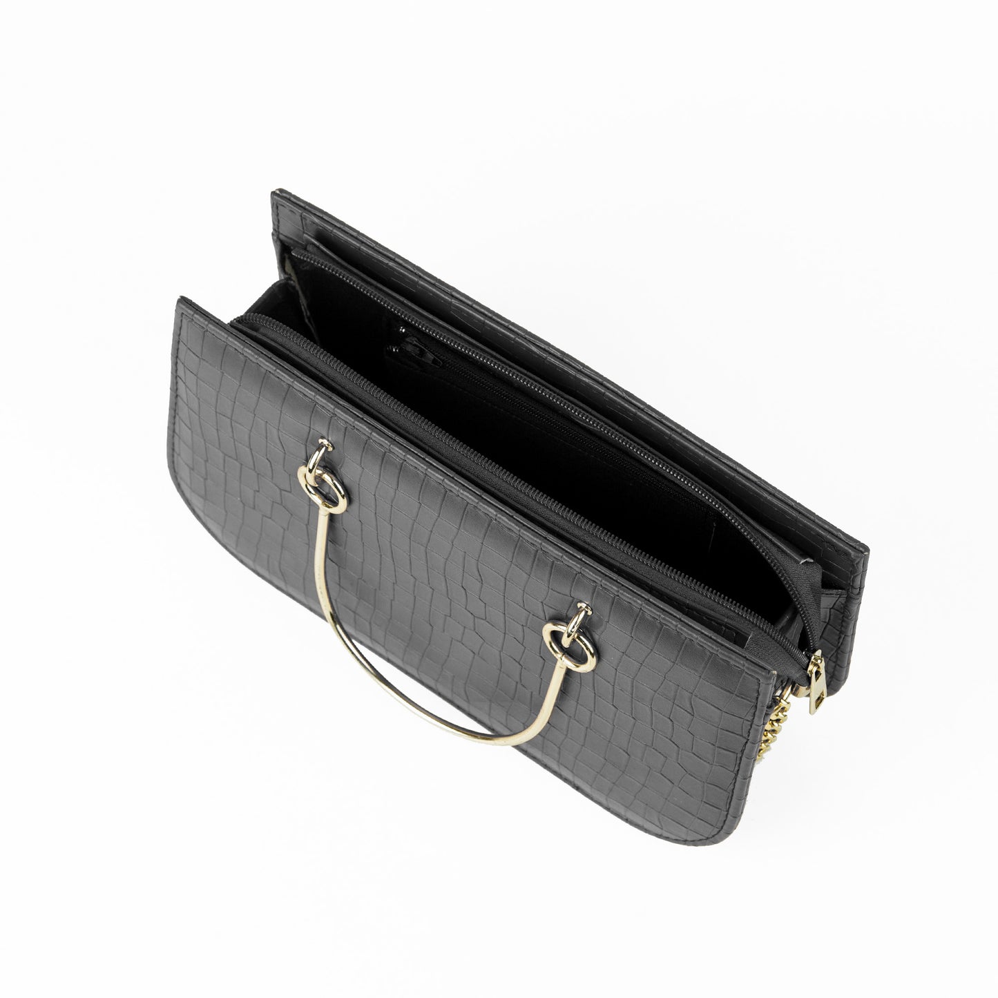 Solana Premium Bag Crocodile Black