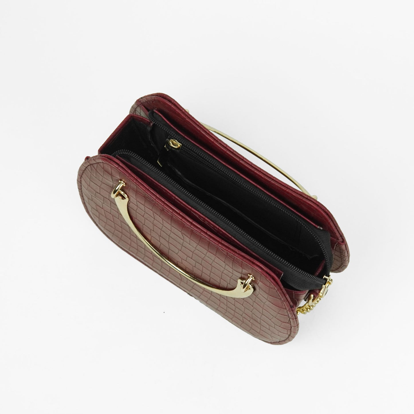 Apple Premium Bag Crocodile Maroon