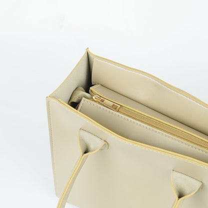 Box Bag Beige