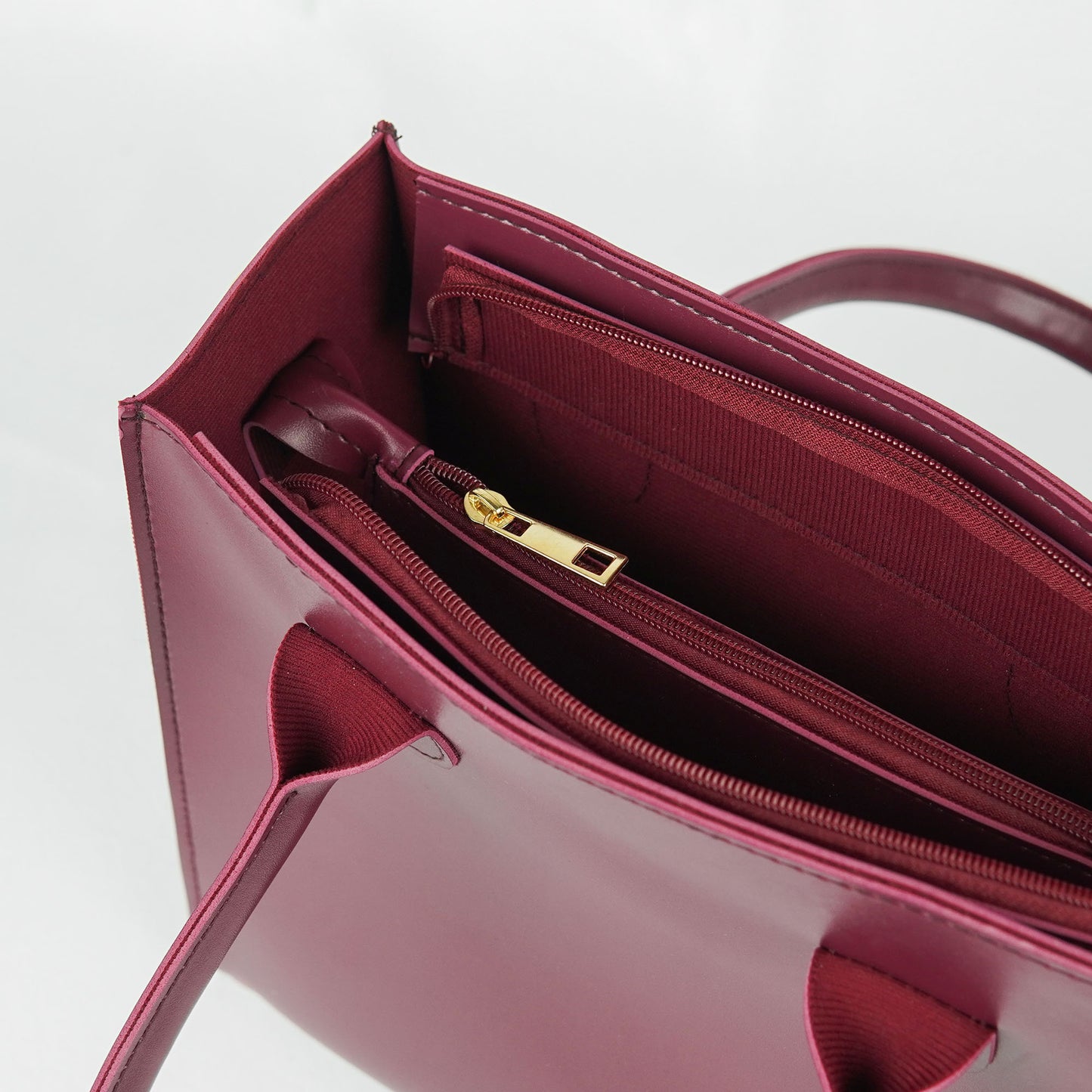 Box Bag Maroon