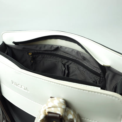 Alexa Tote Bag White & Black