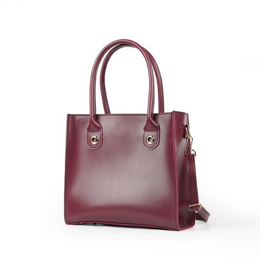 Box Bag Maroon