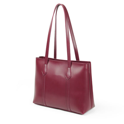 Semi Tote Bag Maroon