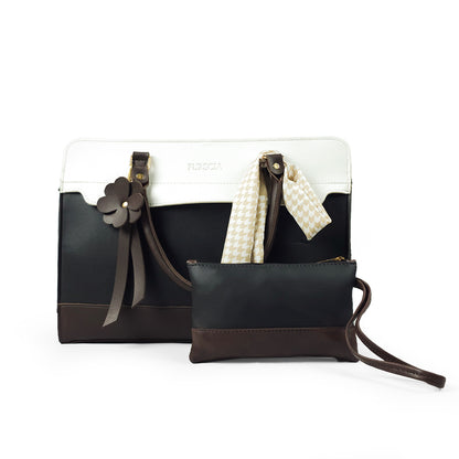 Alexa Tote Bag White & Black