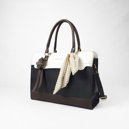 Alexa Tote Bag White & Black