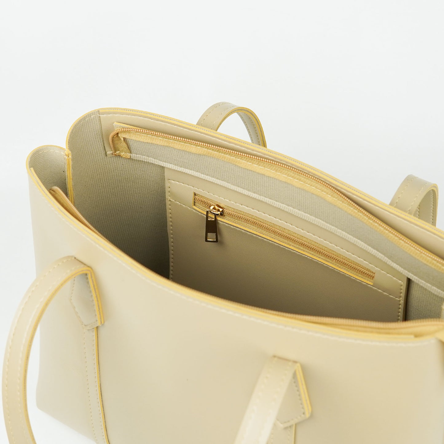 Semi Tote Bag Beige