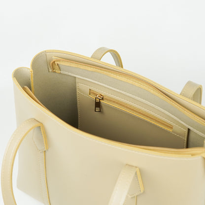 Semi Tote Bag Beige