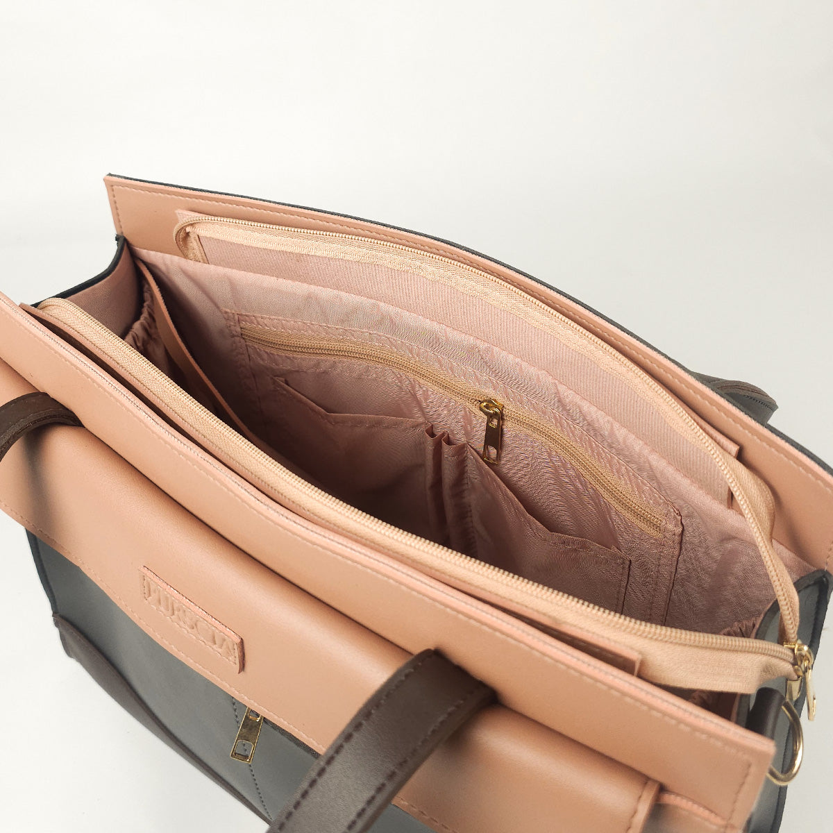 Dual-Tone Professional Shoulder Bag