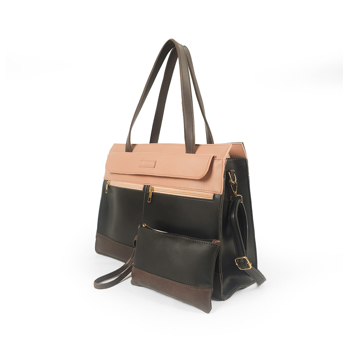 Dual-Tone Professional Shoulder Bag