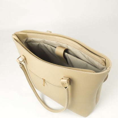 Core Work Tote – Beige