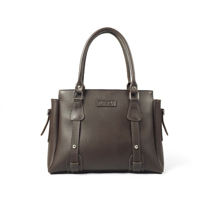 Calis Leather Shoulder Bag Brown