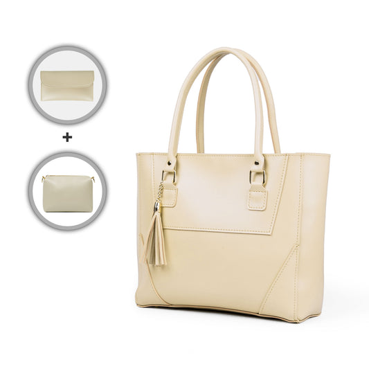 Flora Bag set of 3 Black Beige