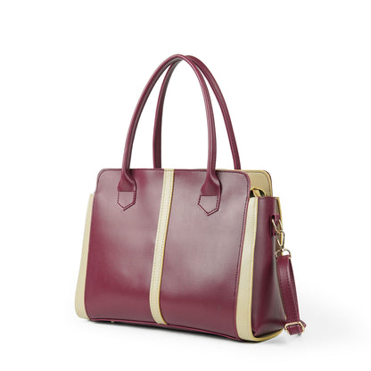 Zitti Bag Maroon & Beige