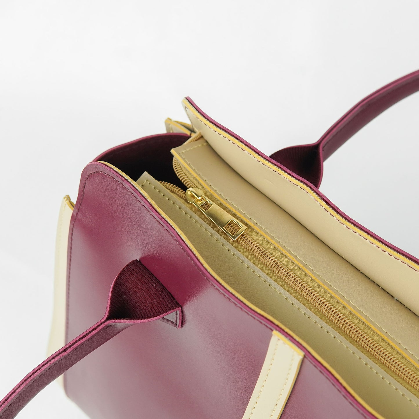 Zitti Bag Maroon & Beige