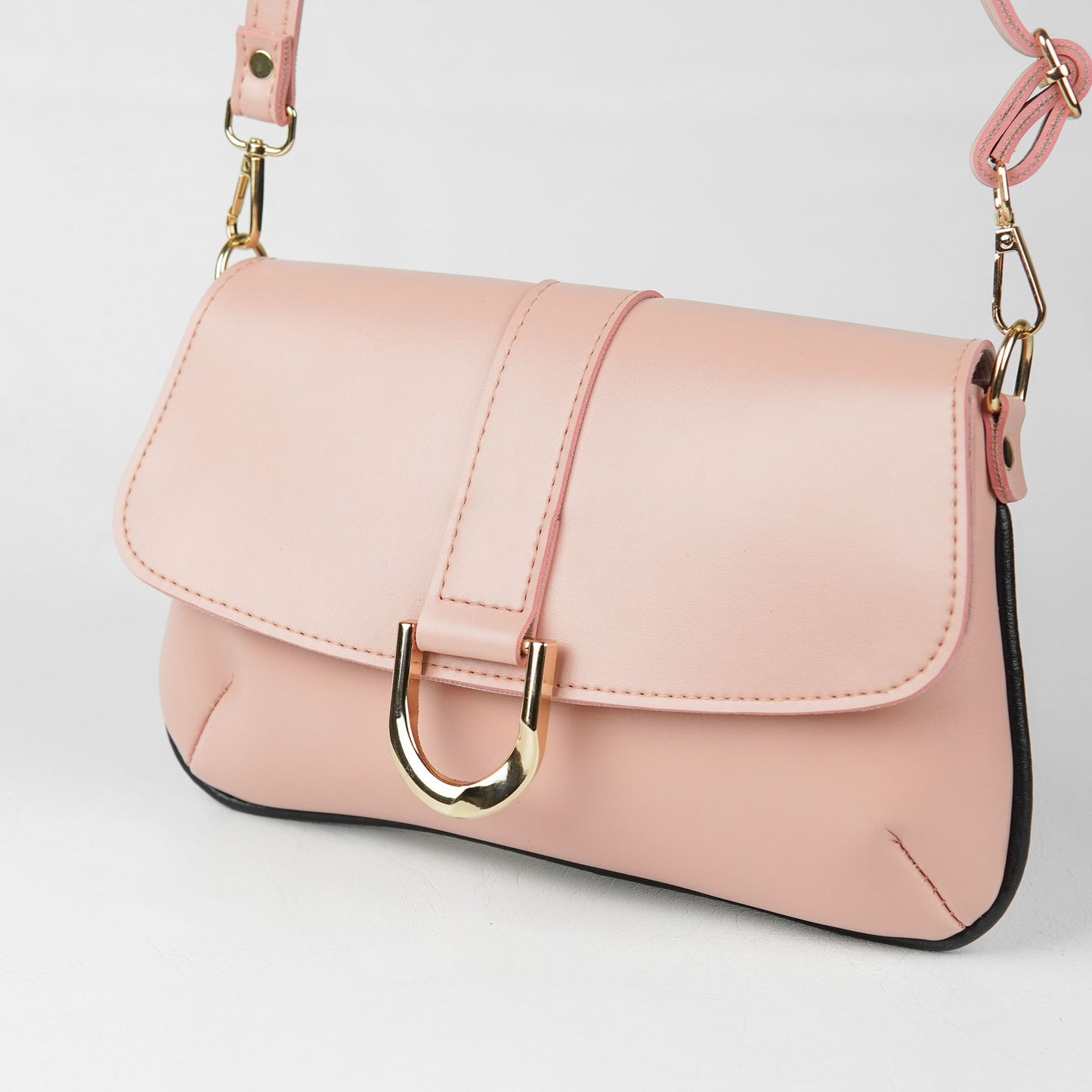 Sezane Crossbody Bag Peach