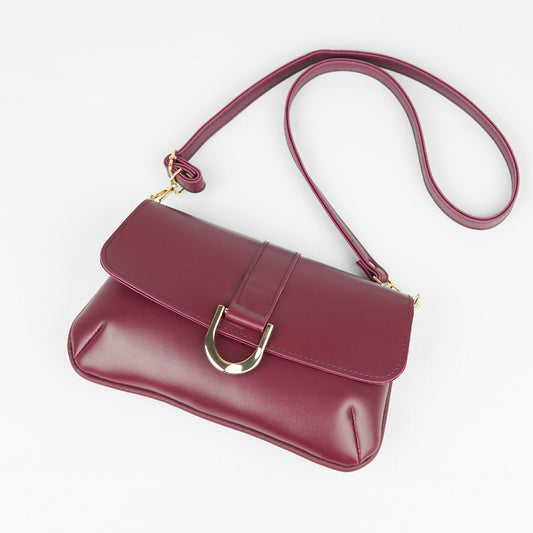 Sezane Crossbody Bag Maroon