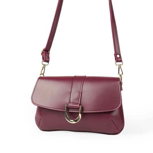Sezane Crossbody Bag Maroon