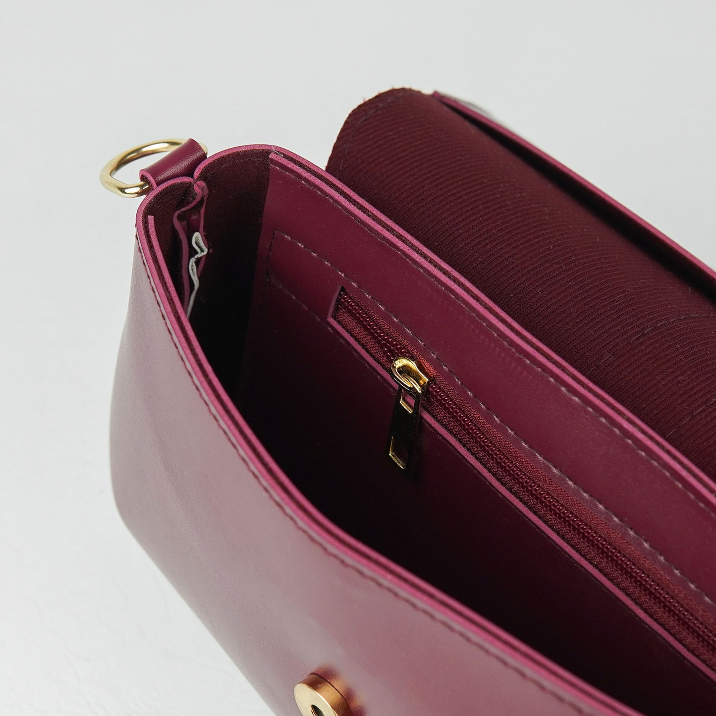 Sezane Crossbody Bag Maroon