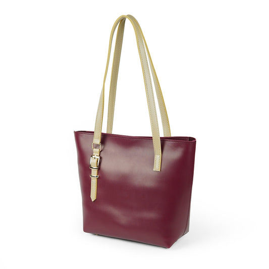 Paseo Tote Bag Maroon