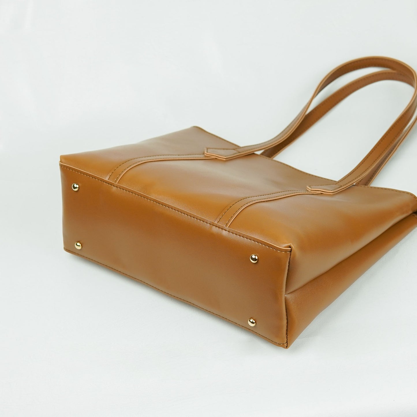 Semi Tote Bag Brown