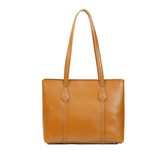 Semi Tote Bag Brown