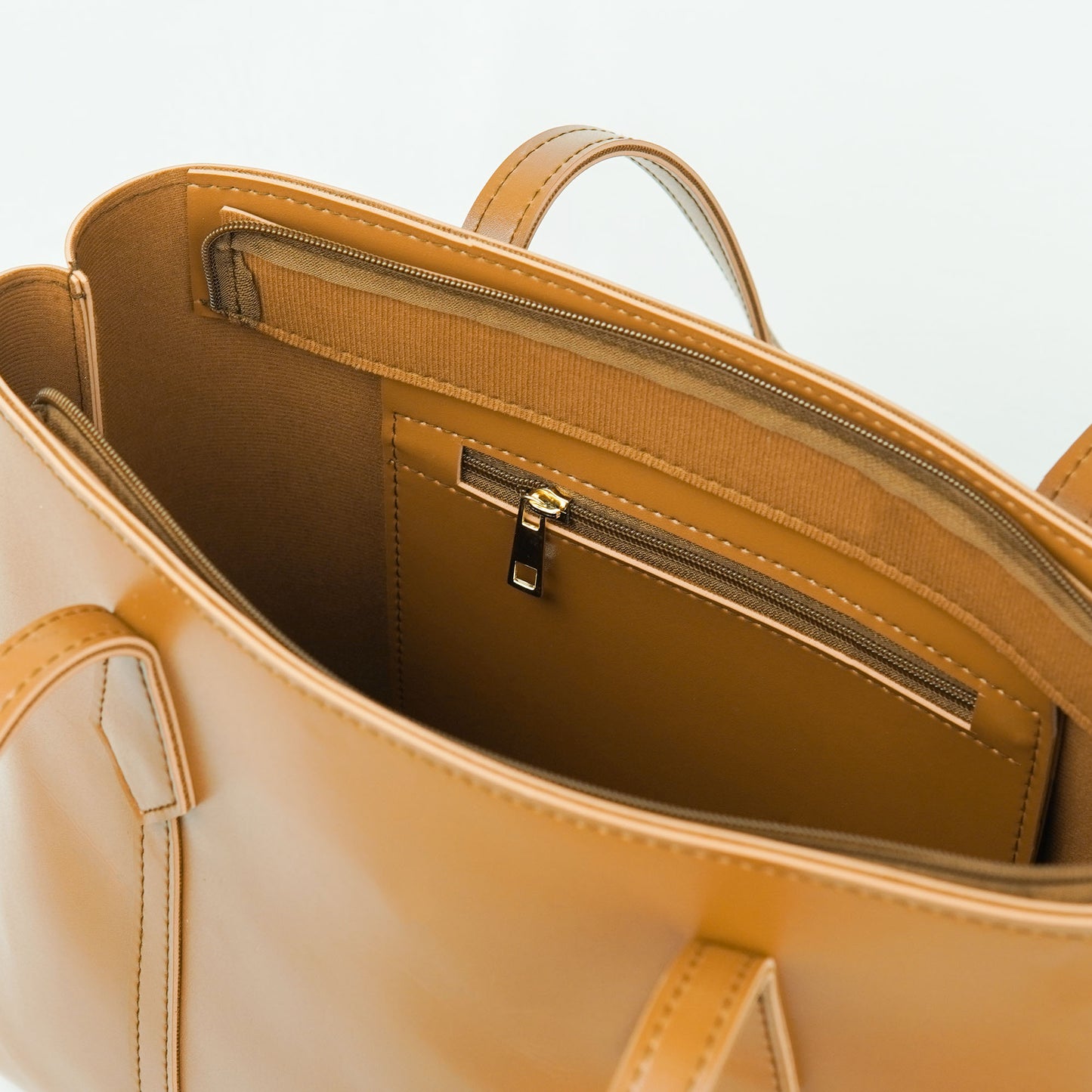 Semi Tote Bag Brown