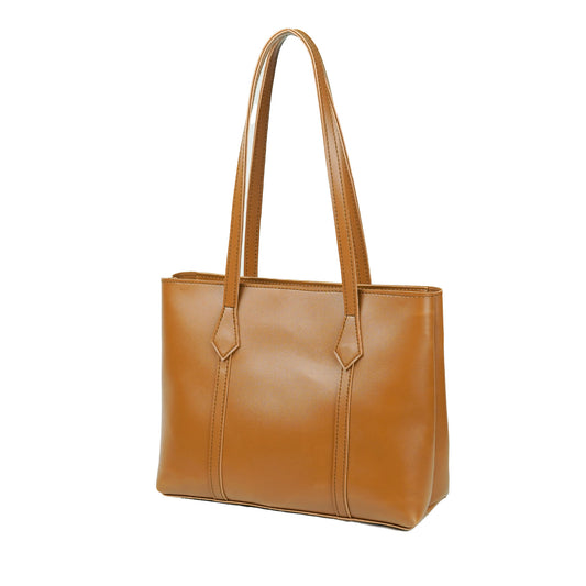 Semi Tote Bag Brown