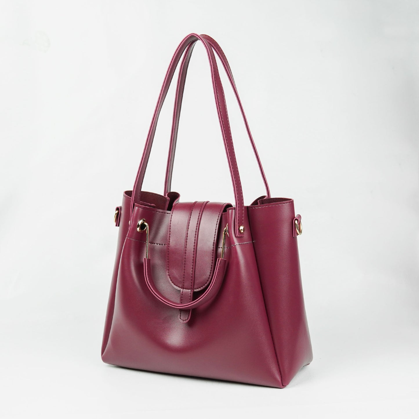 Italy Bag Set of 3 Maroon