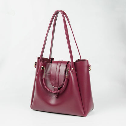 Italy Bag Set of 3 Maroon
