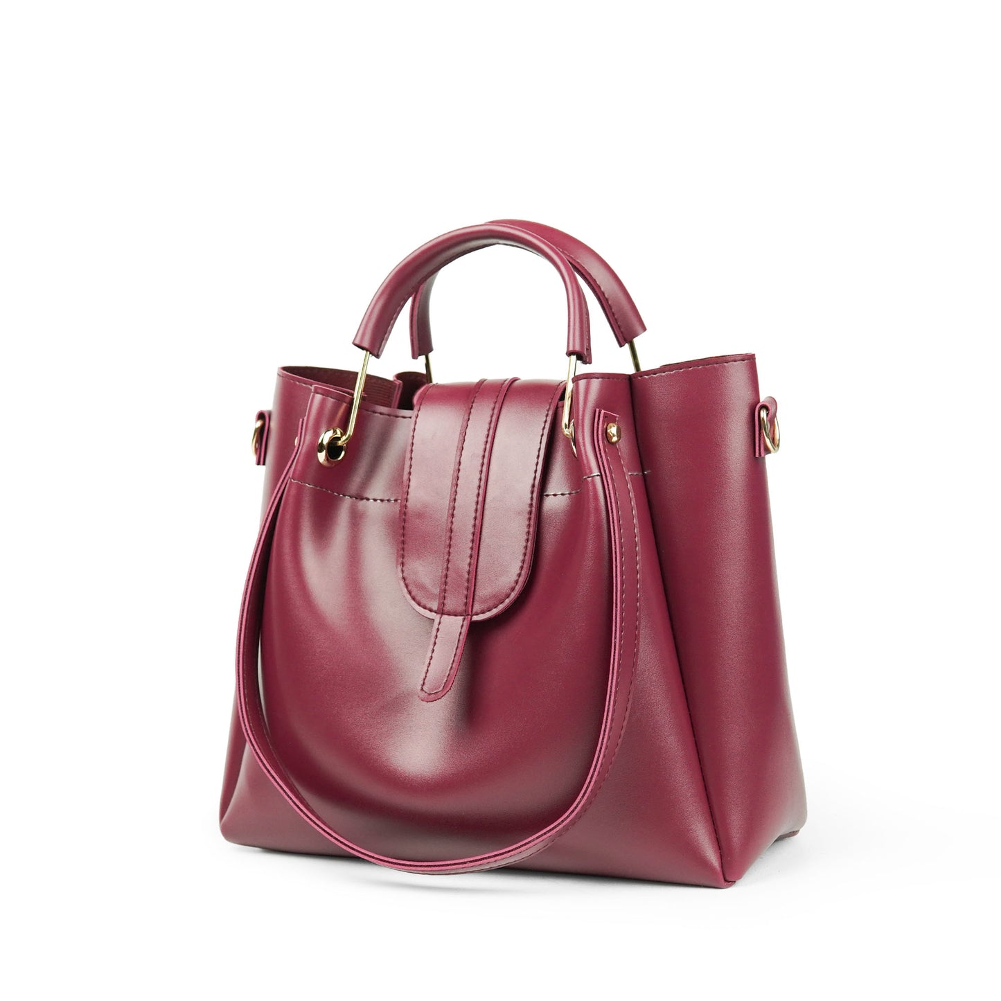 Italy Bag Set of 3 Maroon