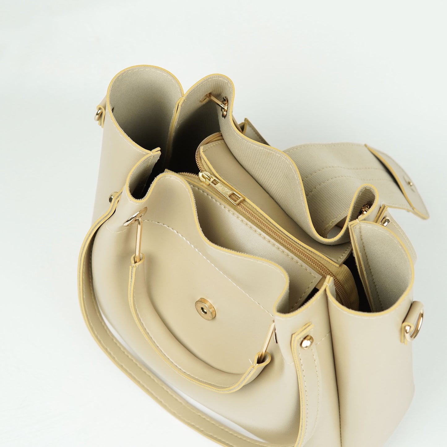 Italy Bag Set of 3 Beige