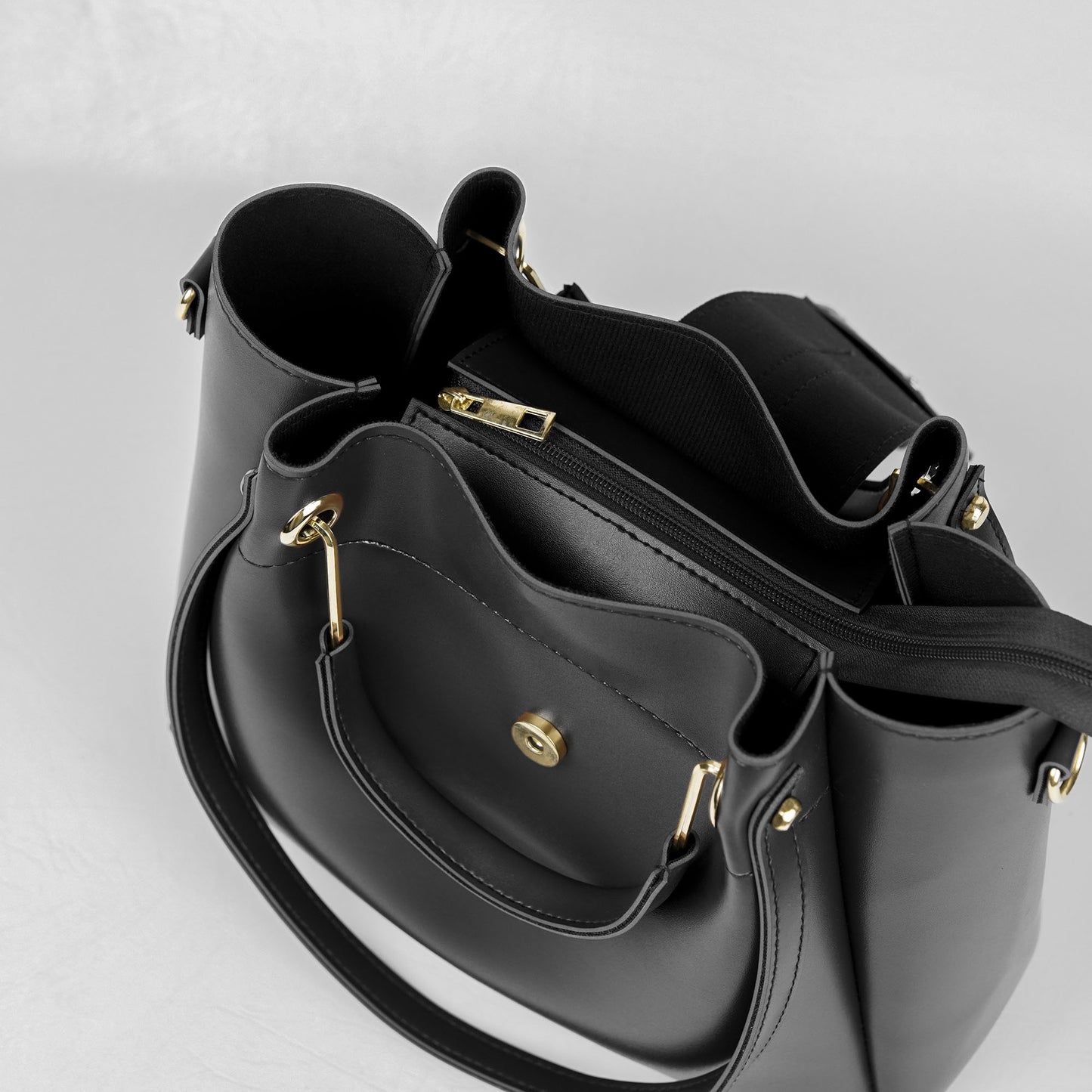 Italy Bag Set of 3 Black