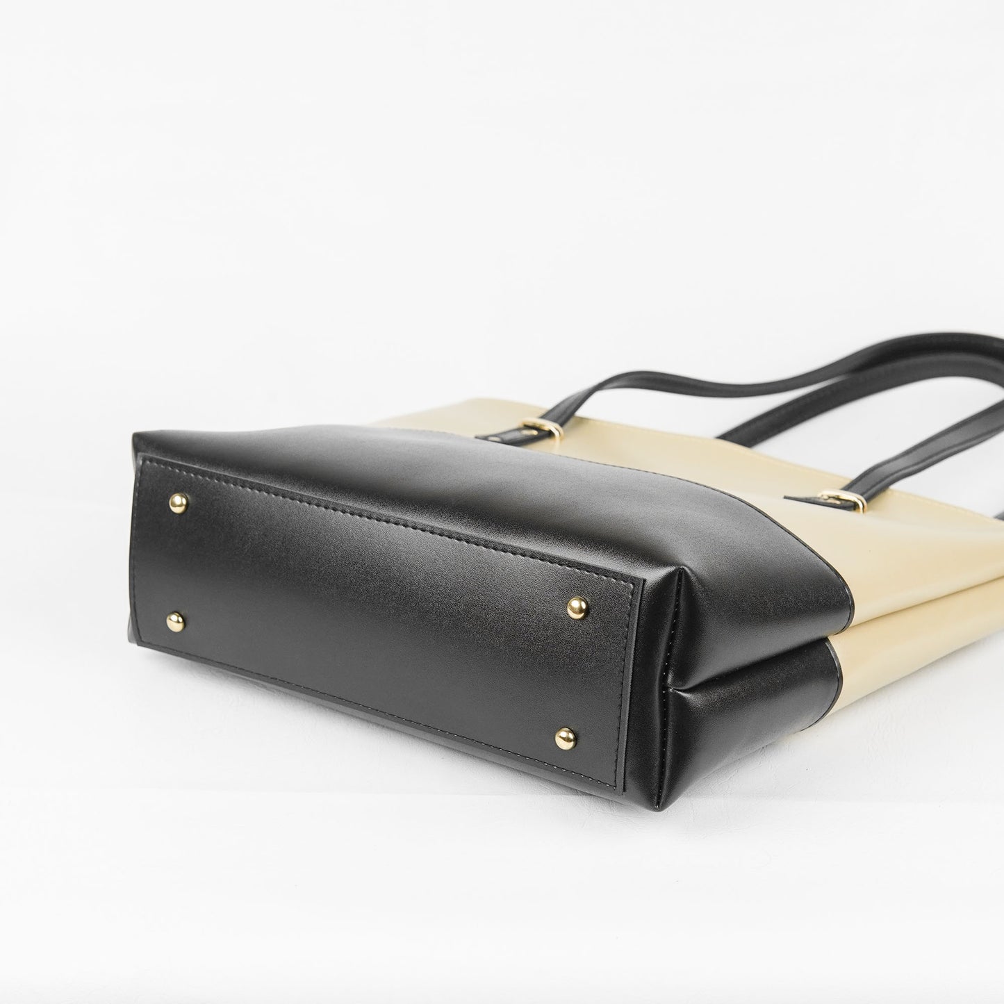 Berry Tote Bag set of 2 Beige & Black