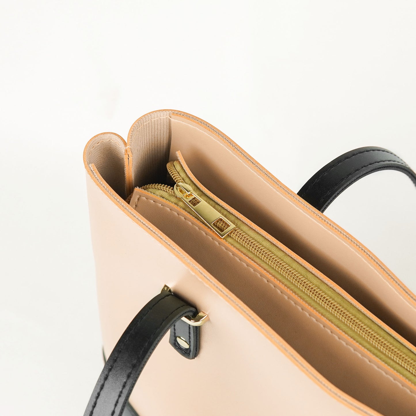 Berry Tote Bag set of 2 Peach & Black