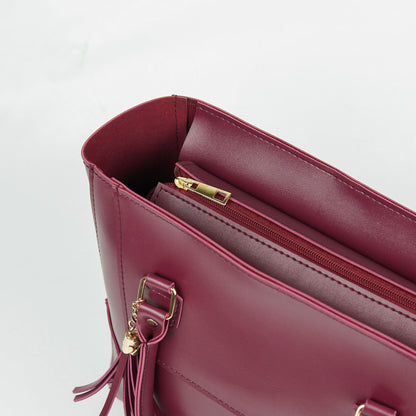 Flora Bag set of 3 Maroon