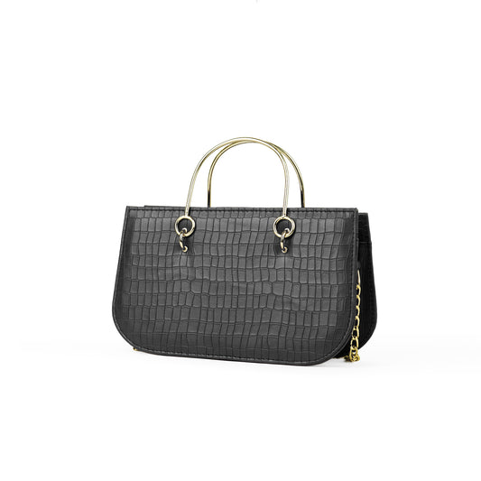 Solana Premium Bag Crocodile Black