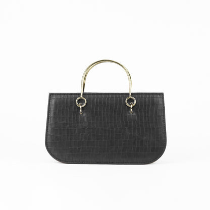 Solana Premium Bag Crocodile Black