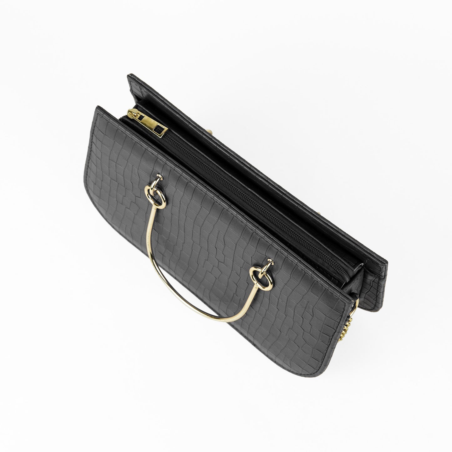Solana Premium Bag Crocodile Black