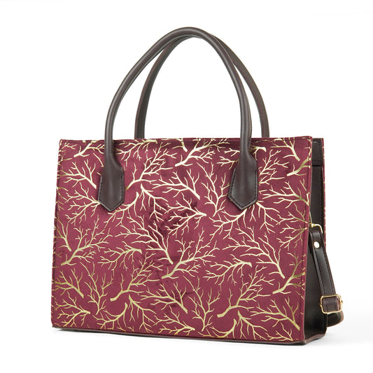 Canvas Tote Maroon