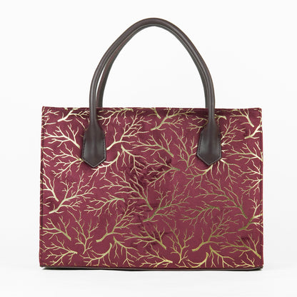Canvas Tote Maroon