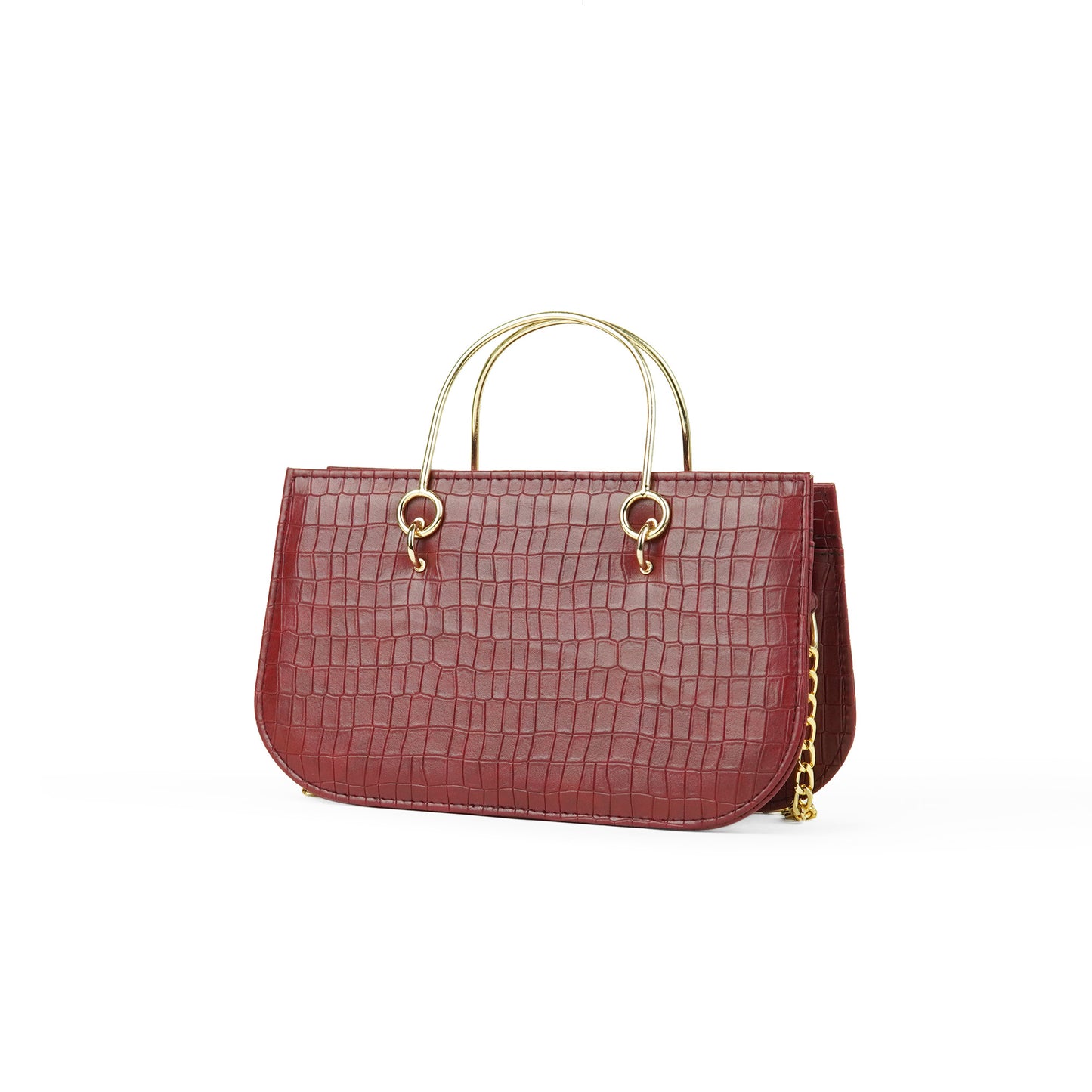 Solana Premium Bag Crocodile Maroon