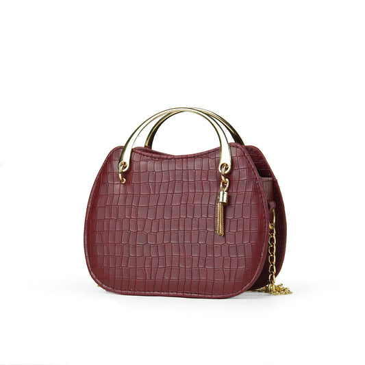 Apple Premium Bag Crocodile Maroon