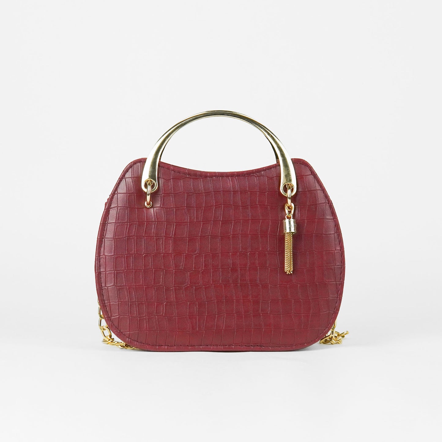 Apple Premium Bag Crocodile Maroon