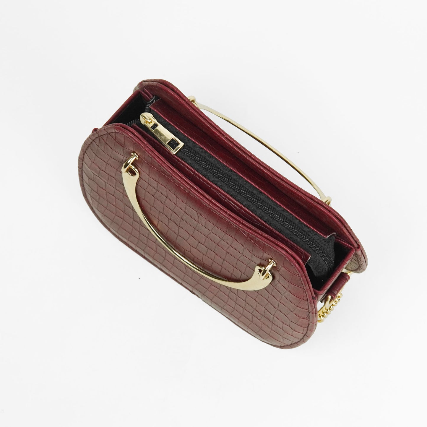 Apple Premium Bag Crocodile Maroon